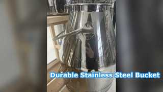 دلو الحلب من الفولاذ المقاوم للصدأ بسعة 20-98 لترًا للطعام