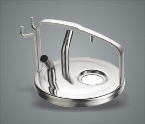 سعر جيد Double Hooks Type Stainless Steel Bucket Lid , custom Goat Milking Machine Parts الانترنت