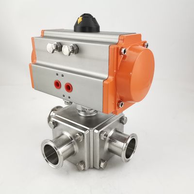 سعر جيد Pneumatic Operated Ball Stainless Steel Valves Square  clamp Connection الانترنت