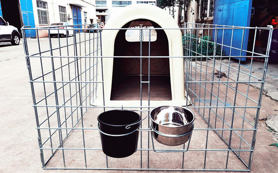 سعر جيد Farm Use Dairy Calf Hutch Plastic Calf House Customization 8mm Thickness الانترنت