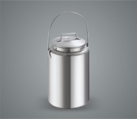 سعر جيد Sealing Stainless Steel Milking Machine Bucket Can Transport Industrial الانترنت