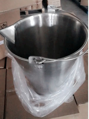 سعر جيد Handle Type Stainless Steel Feed Bucket , 20L Stainless Steel Milker الانترنت