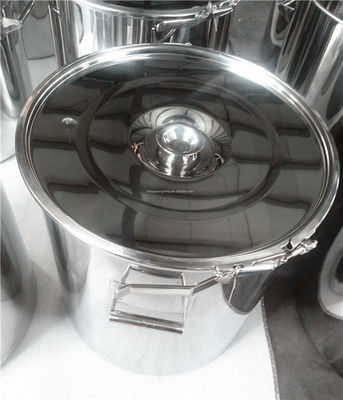 سعر جيد Silicone Gasket Stainless Steel Vat Drum 100L Barrel Type  With Clamp الانترنت