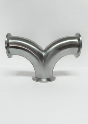 سعر جيد Tri Clamp Stainless Steel Y Pipe Fittings 3A Certified Ss 304 الانترنت