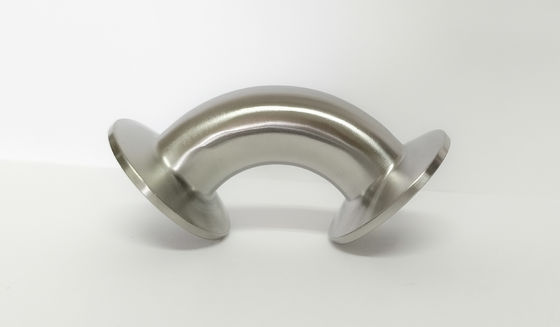 سعر جيد ODM 304 Stainless Steel Pipe Fittings 90 Degree Tri Clamp Elbow الانترنت