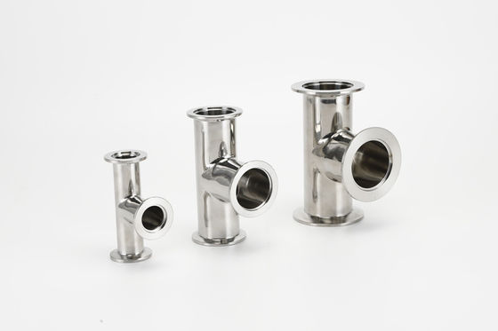 سعر جيد SS304 KF Vacuum Fittings Equal Tee  customizable harmless Industrial الانترنت