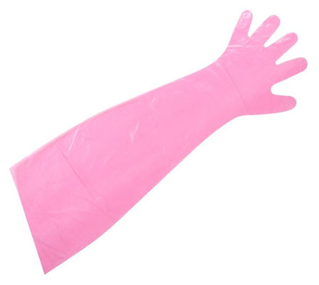 سعر جيد Disposable Long Arm Gloves（Red、 7g） الانترنت