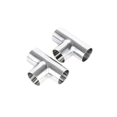 سعر جيد Stainless Steel 3A.Sms.DIN.BPE Mirror Three-Clip Joint - Sanitary Welded End Tee الانترنت