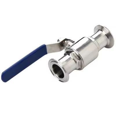 سعر جيد 1/2 Inch Stainless Steel Sanitary Tri Clamp Ball Valve Manual OEM Customizable For General Applications الانترنت